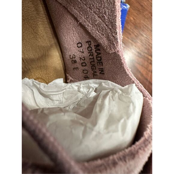 Birkenstock Lavender Gary flats with Suede Upper 38 NARROW - Picture 7 of 9